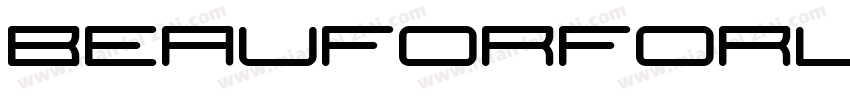 BeauforforLOL Bold字体转换